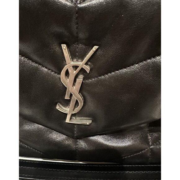 Saint Laurent Small Puffer Leather Shoulder Bag - Picture 9 of 11